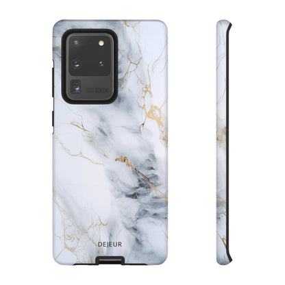 White Gold Marble - Samsung Galaxy Tough Case