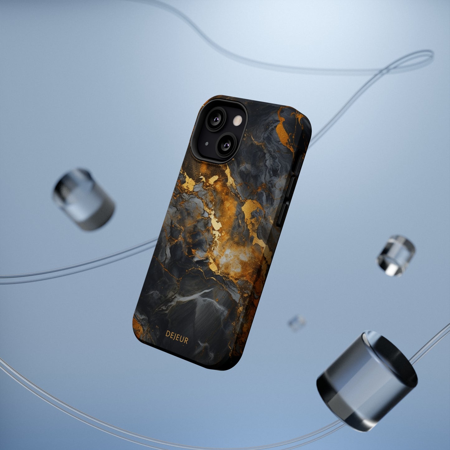 Platinum Gold Marble - iPhone MagSafe Tough Case