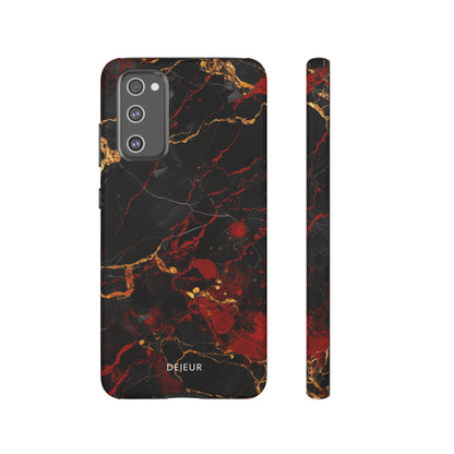 Dark Crimson Marble - Samsung Galaxy Tough Case