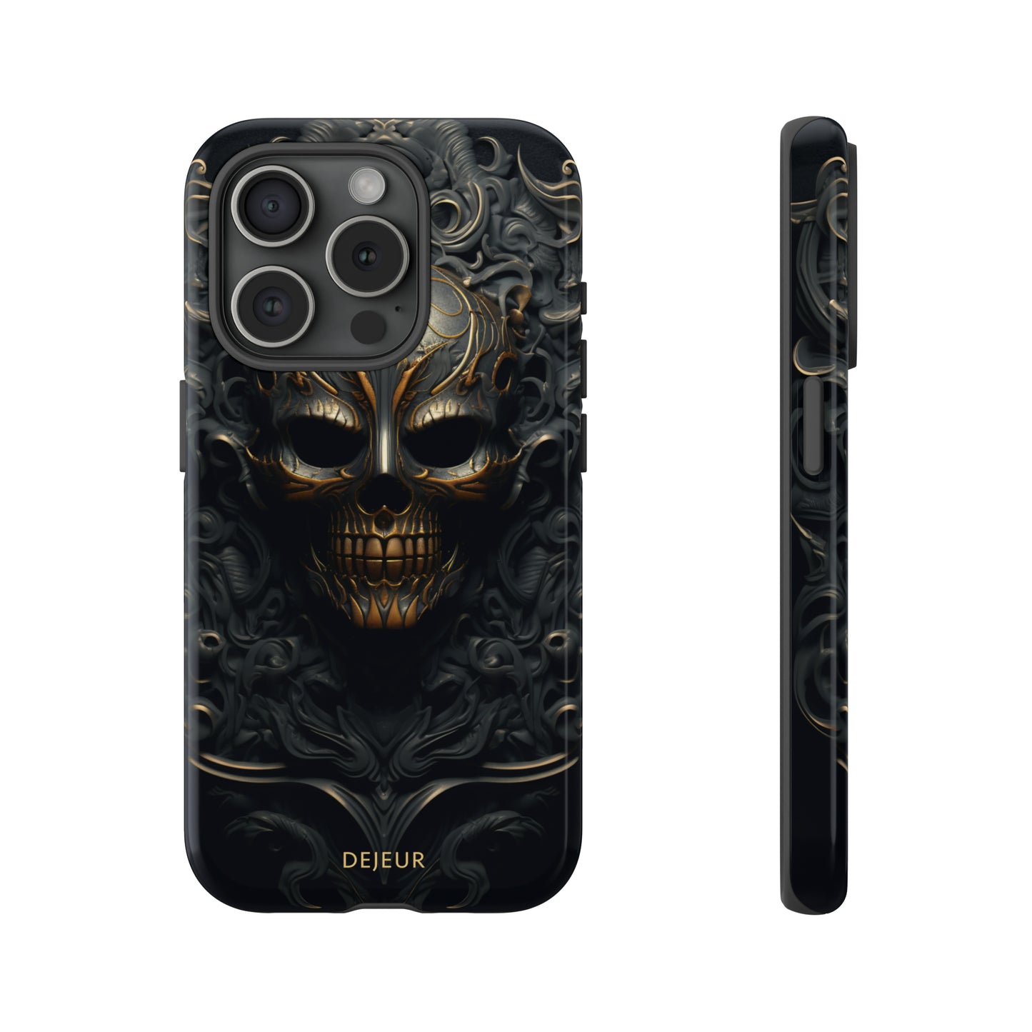 Dark Bronze Skull - iPhone Tough Case