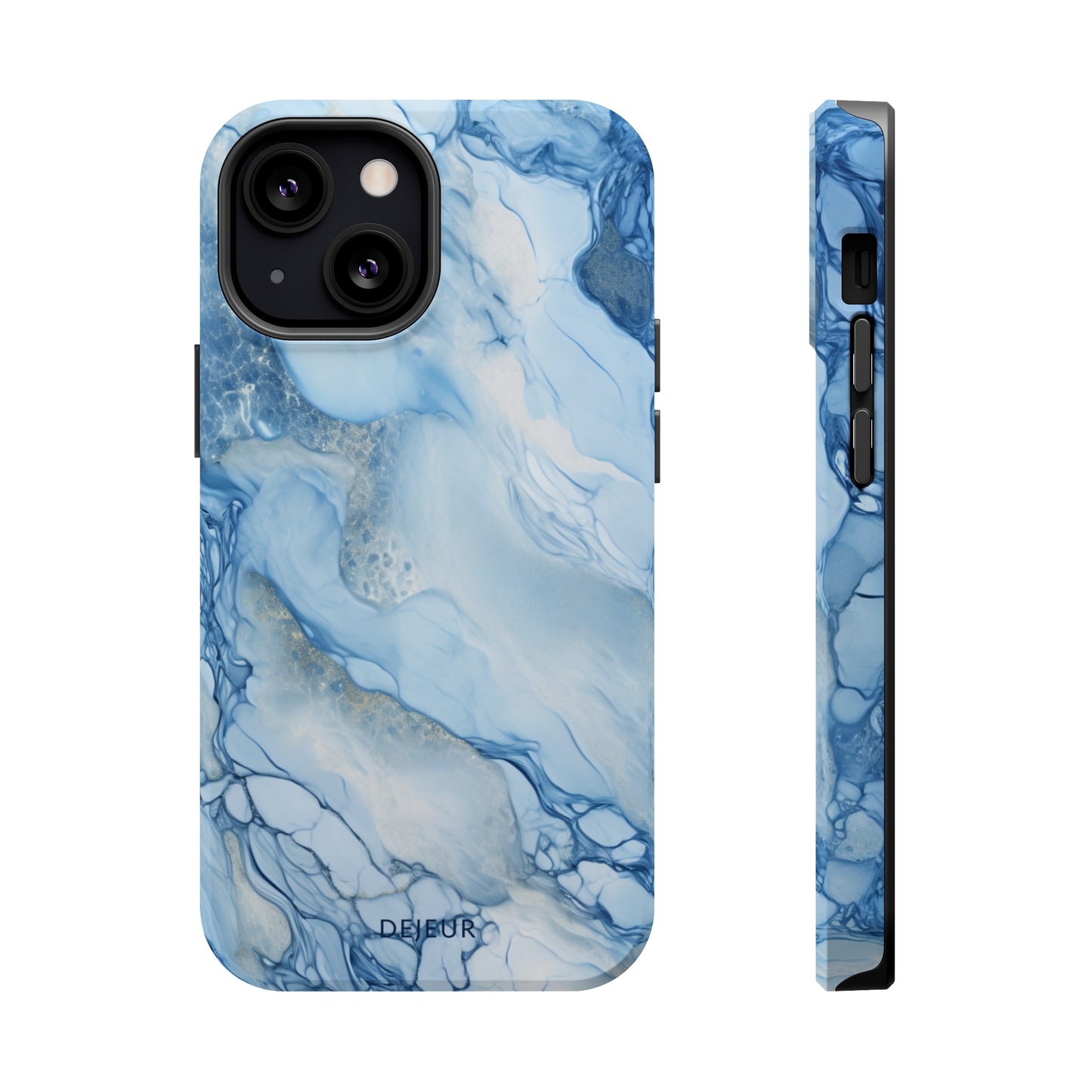 Sky Blue Marble - iPhone MagSafe Tough Case