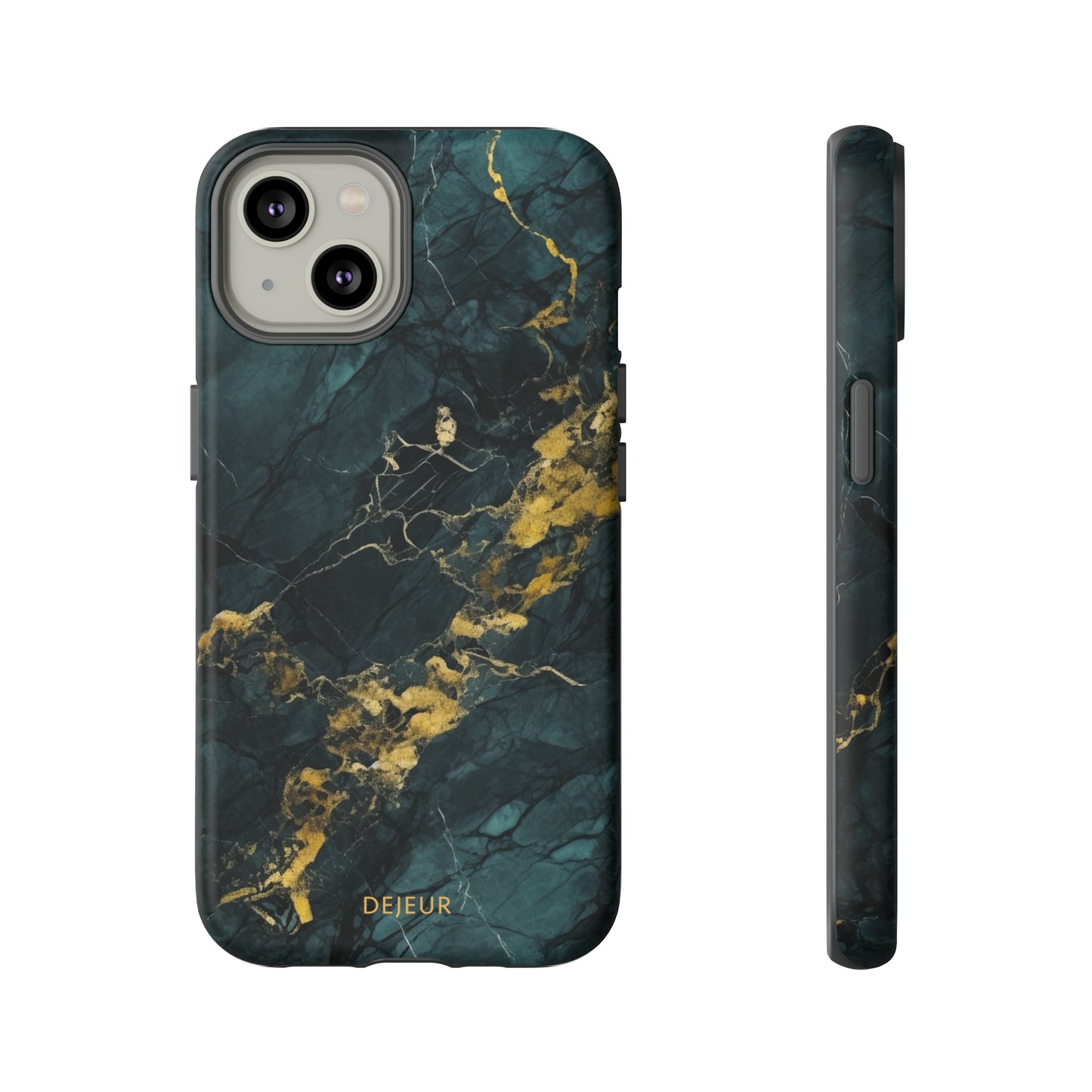 Gold Shadow Marble - iPhone Tough Case