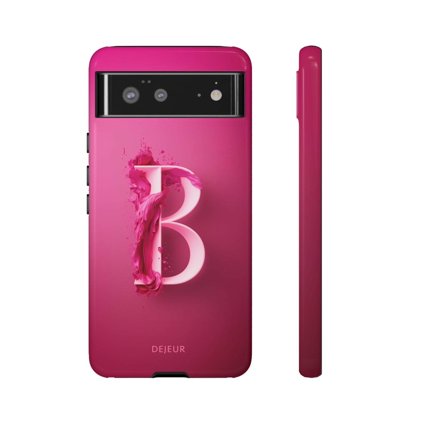 B Hot Pink Splash - Google Pixel Tough Case