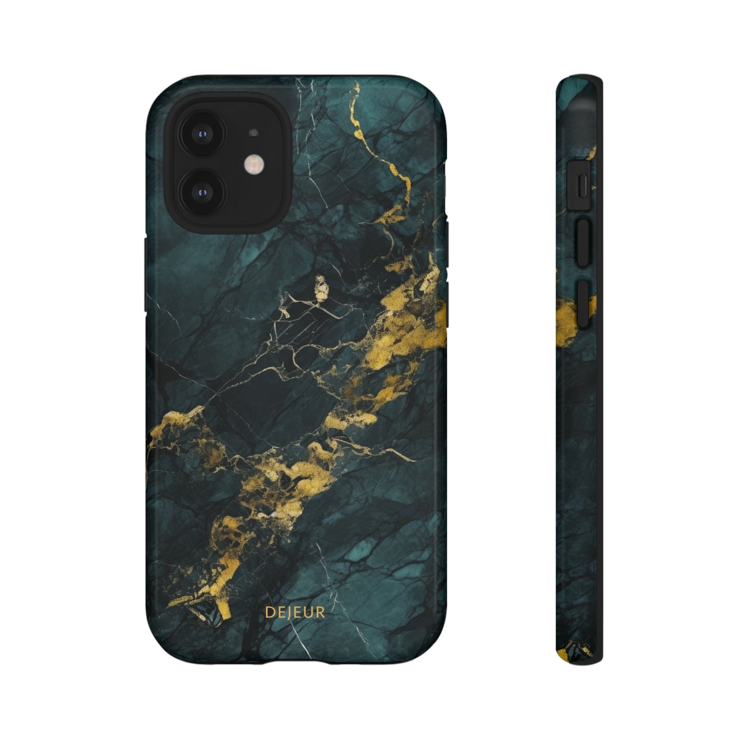 Gold Shadow Marble - iPhone Tough Case