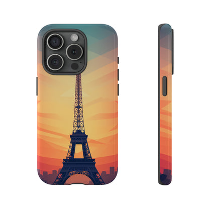 Eiffel Tower Sunset - iPhone Tough Case