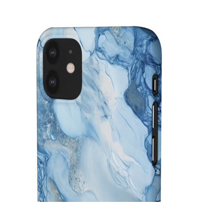 Sky Blue Marble - iPhone Snap Case