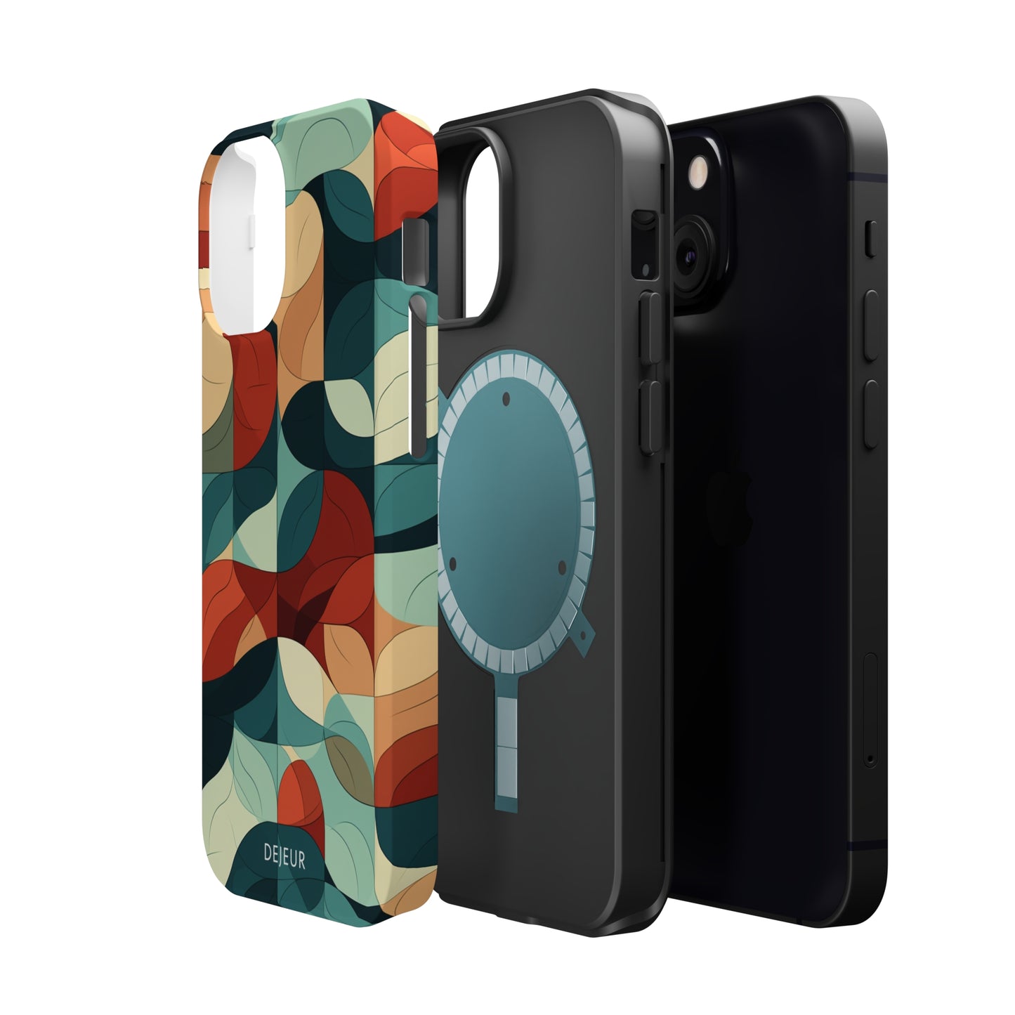 Abstract Circular Shapes - iPhone MagSafe Tough Case