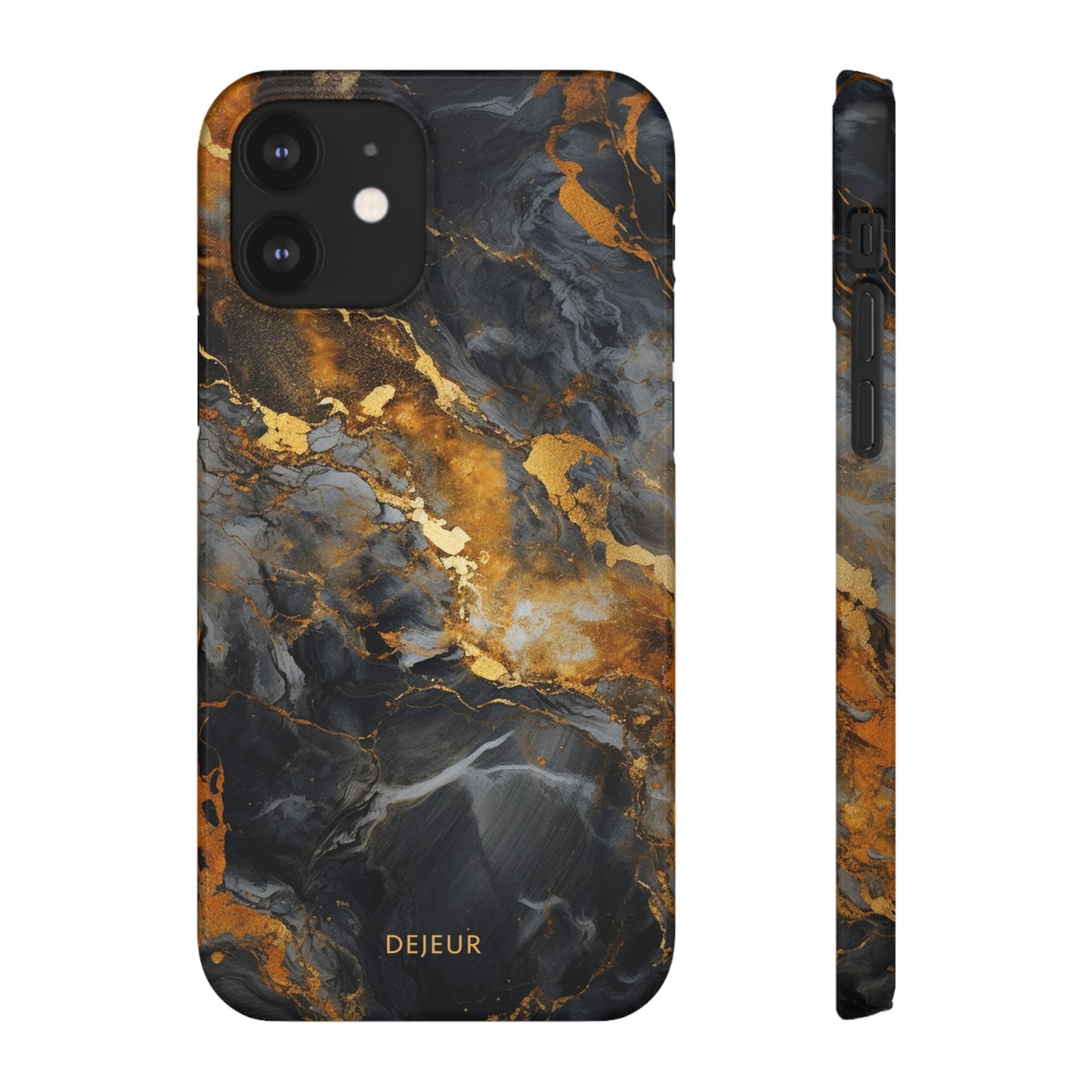 Platinum Gold Marble - iPhone Snap Case