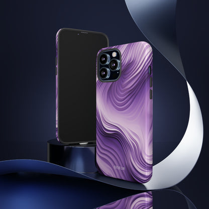 Violet Waves - iPhone Tough Case