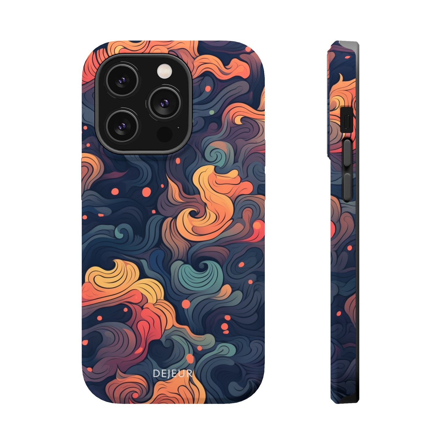 Fox Tail Swirls - iPhone MagSafe Tough Case