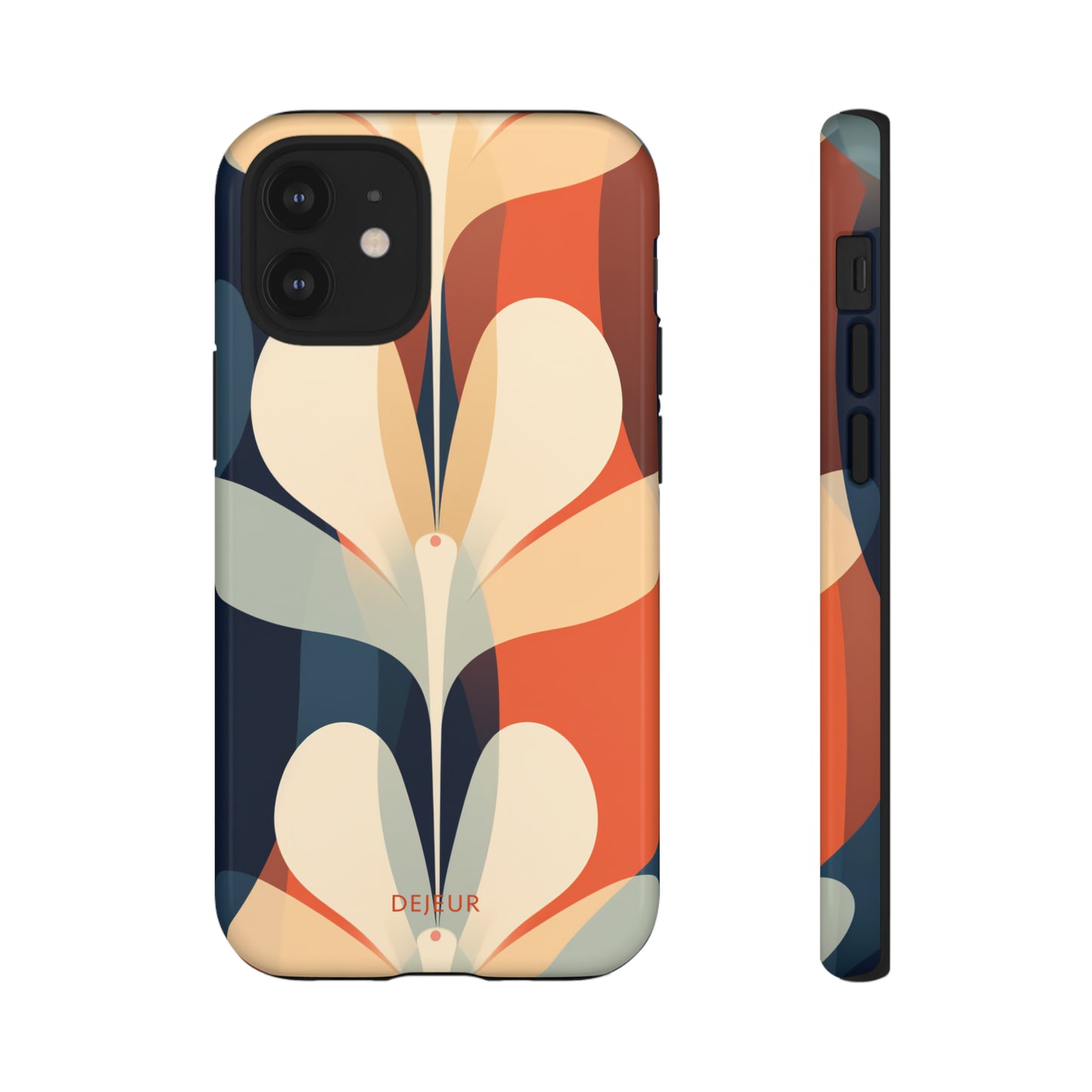 Floral Pattern Symmetrical - iPhone Tough Case