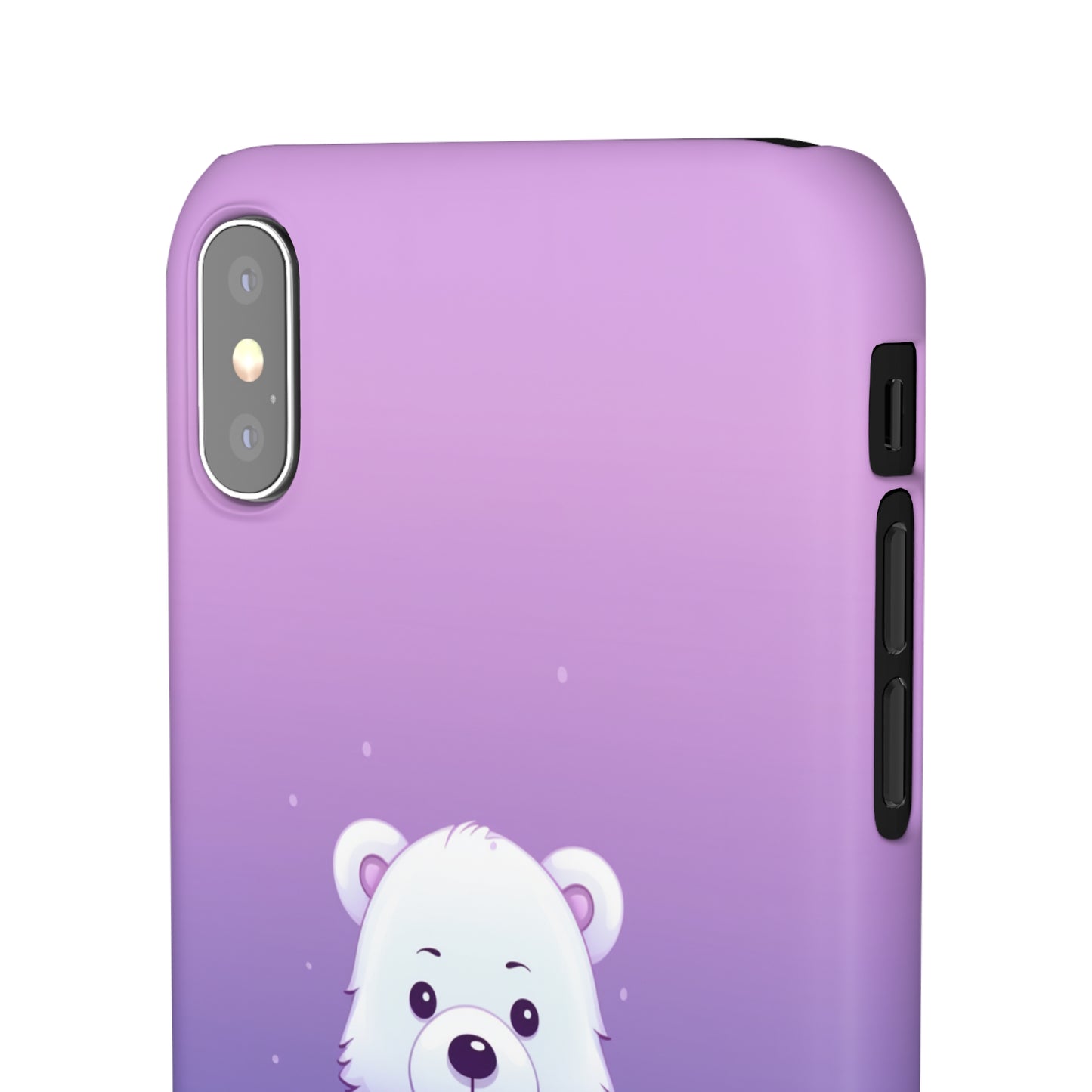 Violet Bear - iPhone Snap Case