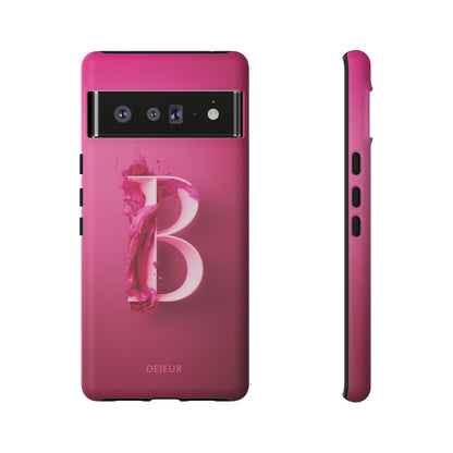 B Hot Pink Splash - Google Pixel Tough Case