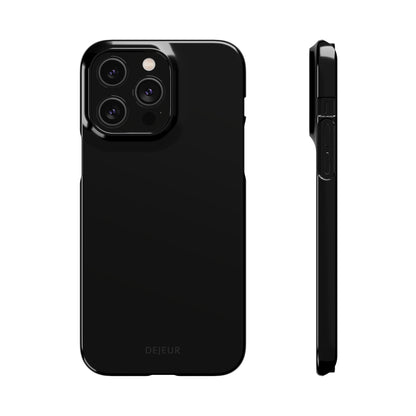 Pure Black - iPhone Snap Case