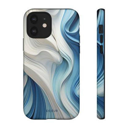 Blue Cream Ripple - iPhone Tough Case