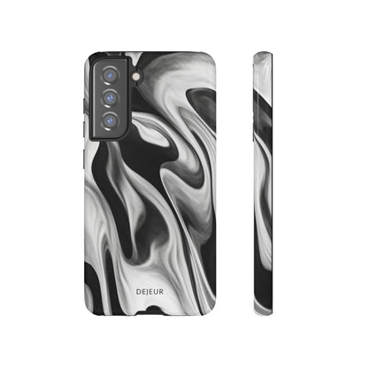 Misty Waves Monochrome - Samsung Galaxy Tough Case