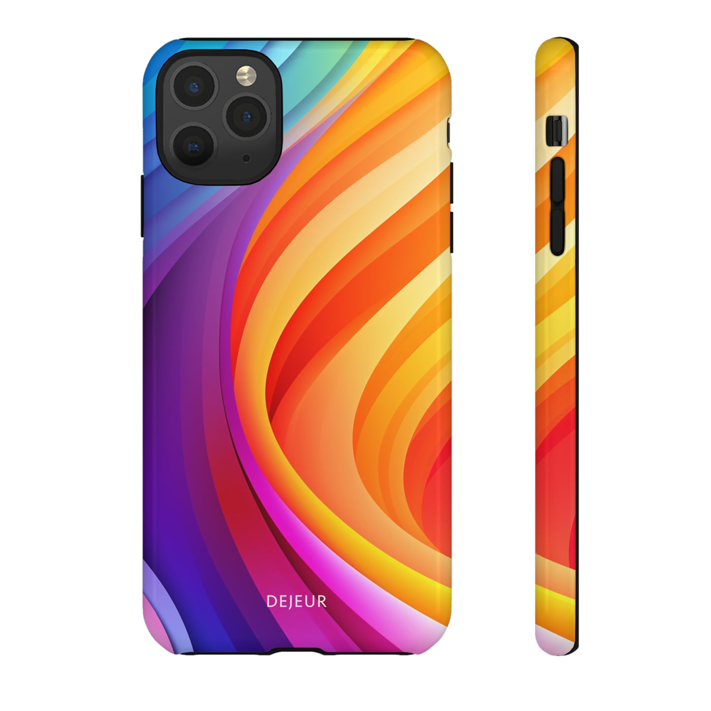 Rainbow Waves - iPhone Tough Case