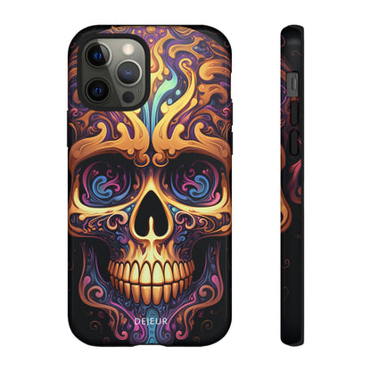 Paisley Skull - iPhone Tough Case