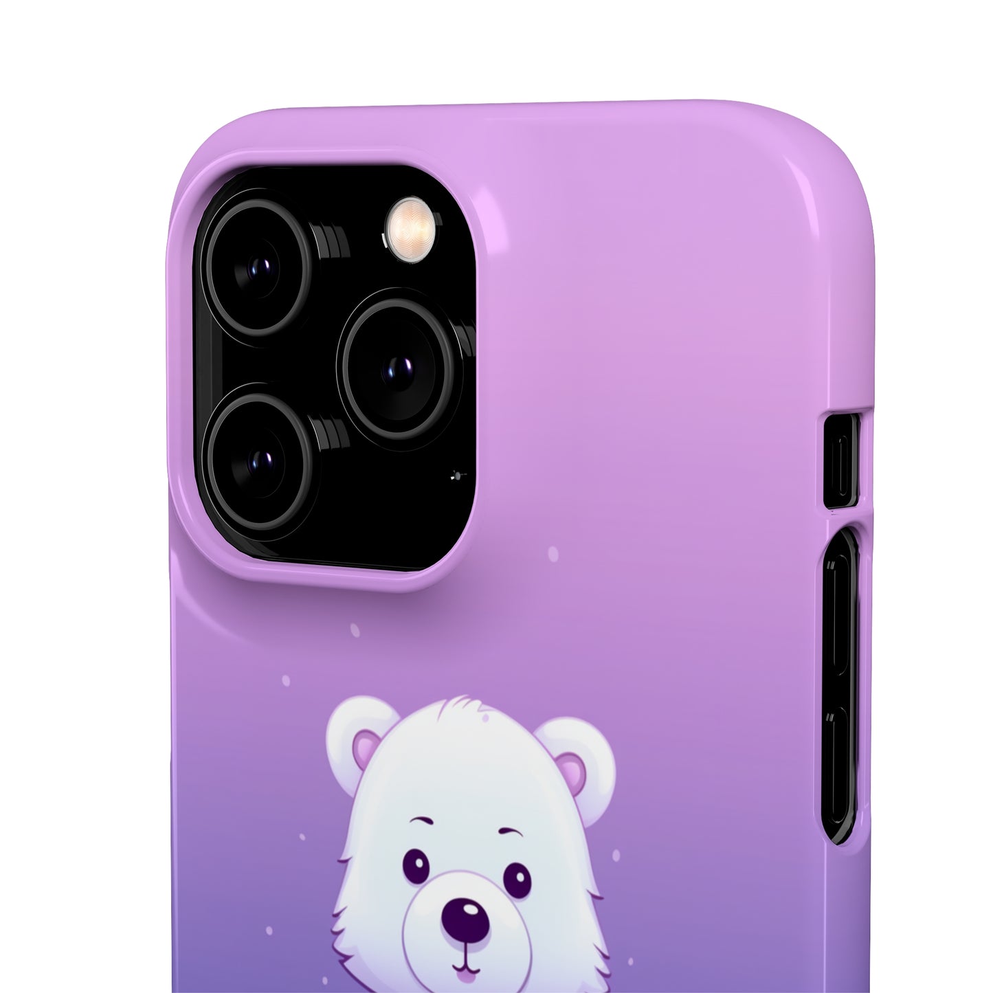 Violet Bear - iPhone Snap Case