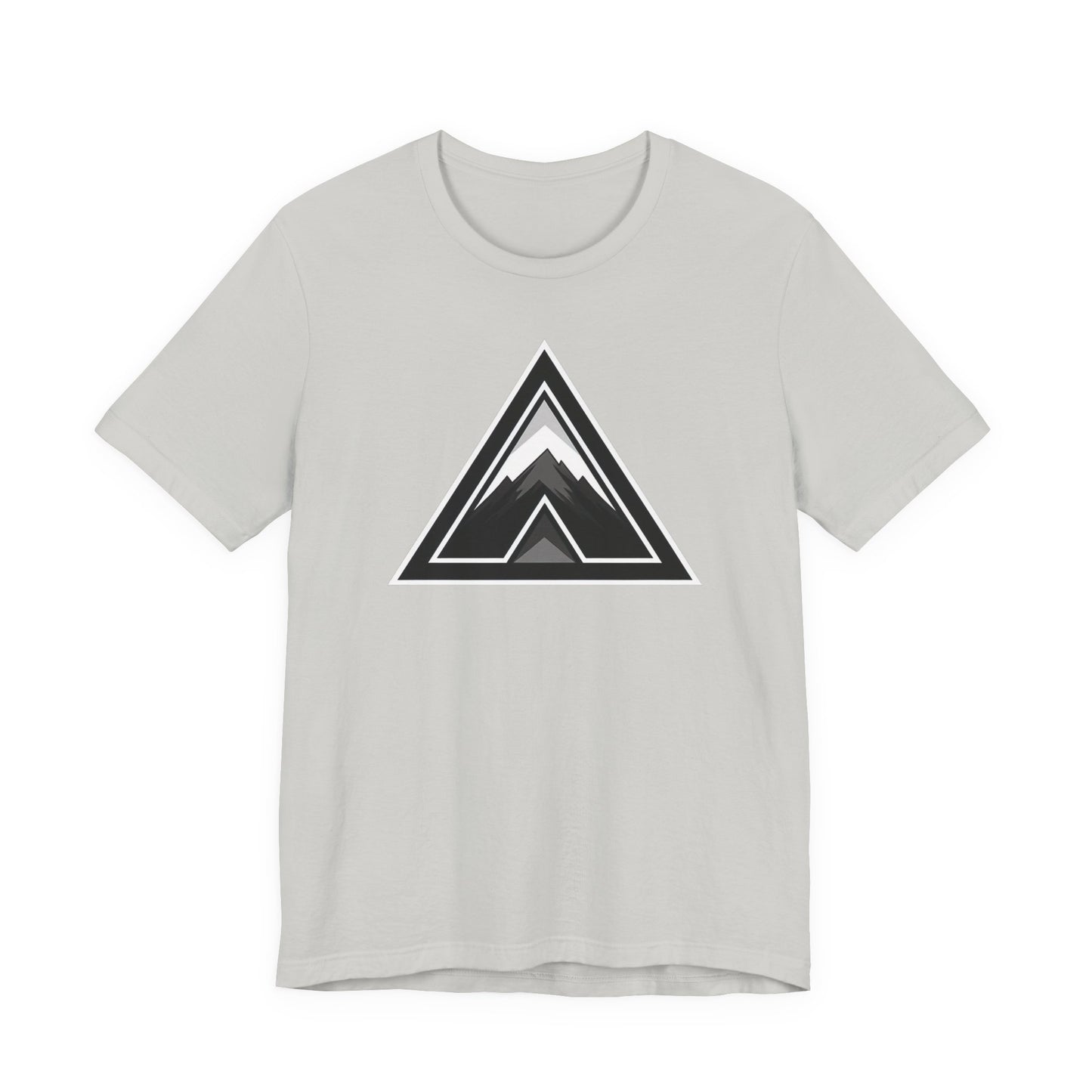 Abstract Triangular Mountain Range Silhouette - Men's T-Shirt
