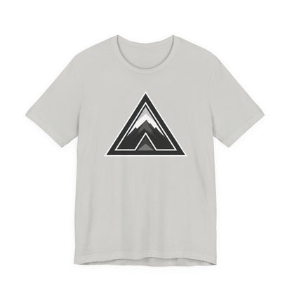 Abstract Triangular Mountain Range Silhouette - Men's T-Shirt