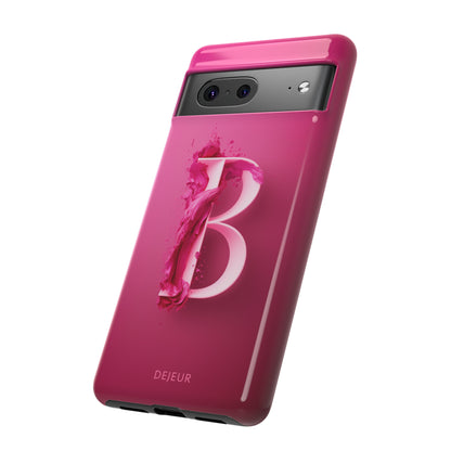 B Hot Pink Splash - Google Pixel Tough Case