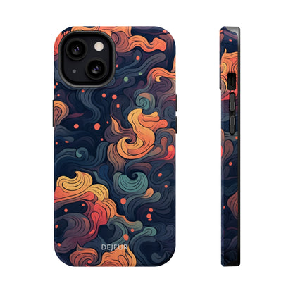 Fox Tail Swirls - iPhone MagSafe Tough Case