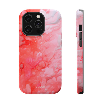 Rose Pink Marble - iPhone MagSafe Tough Case