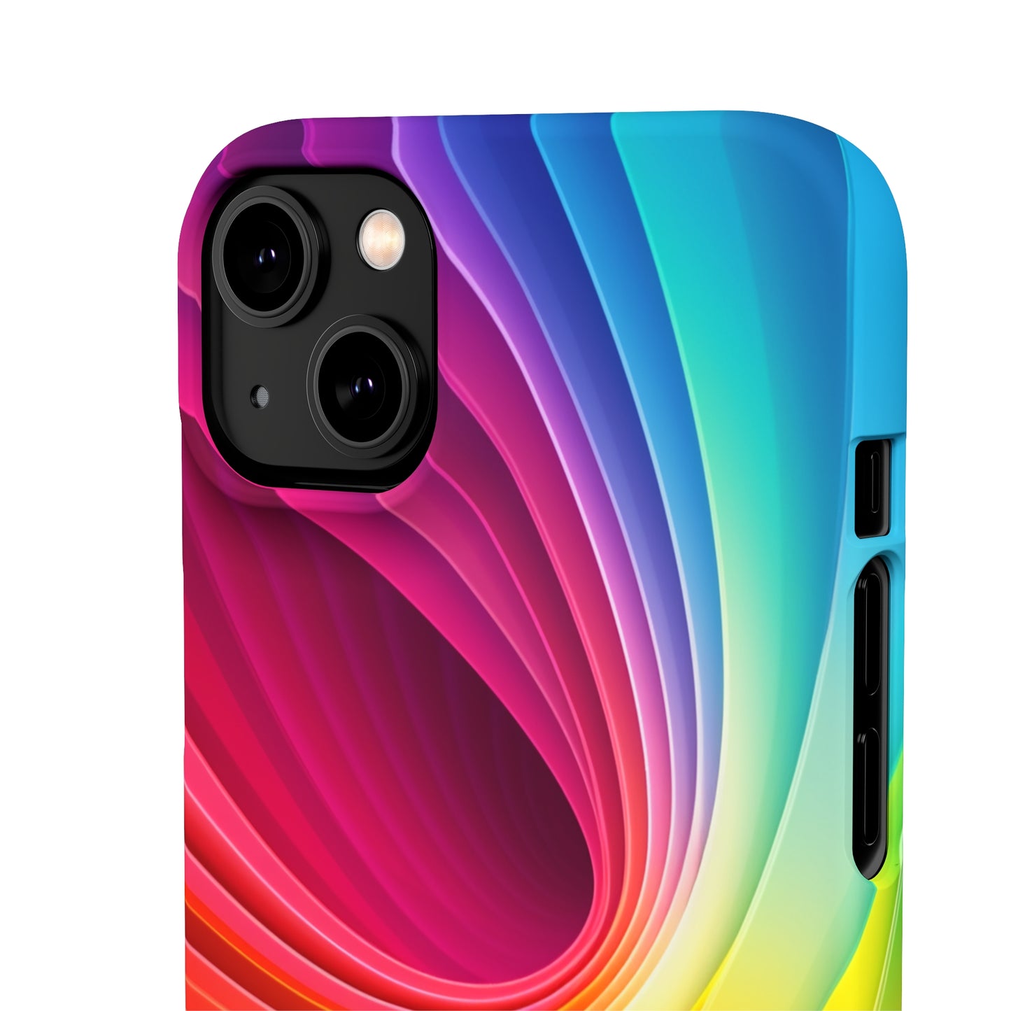 Rainbow Swirl - iPhone Snap Case