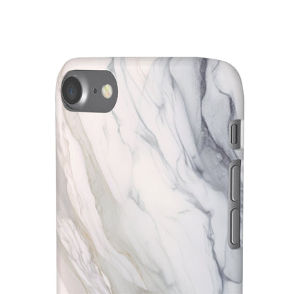 Light Cloud Marble - iPhone Snap Case