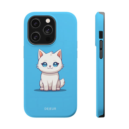 Little Blue Eyed Cat - iPhone MagSafe Tough Case