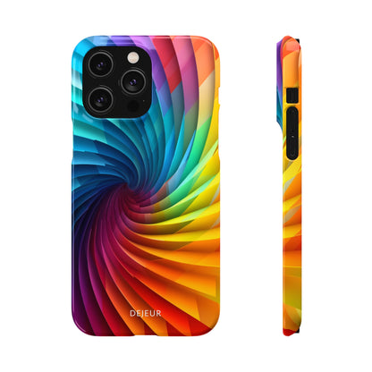 Rainbow Spiral - iPhone Snap Case