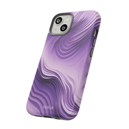 Violet Waves - iPhone Tough Case