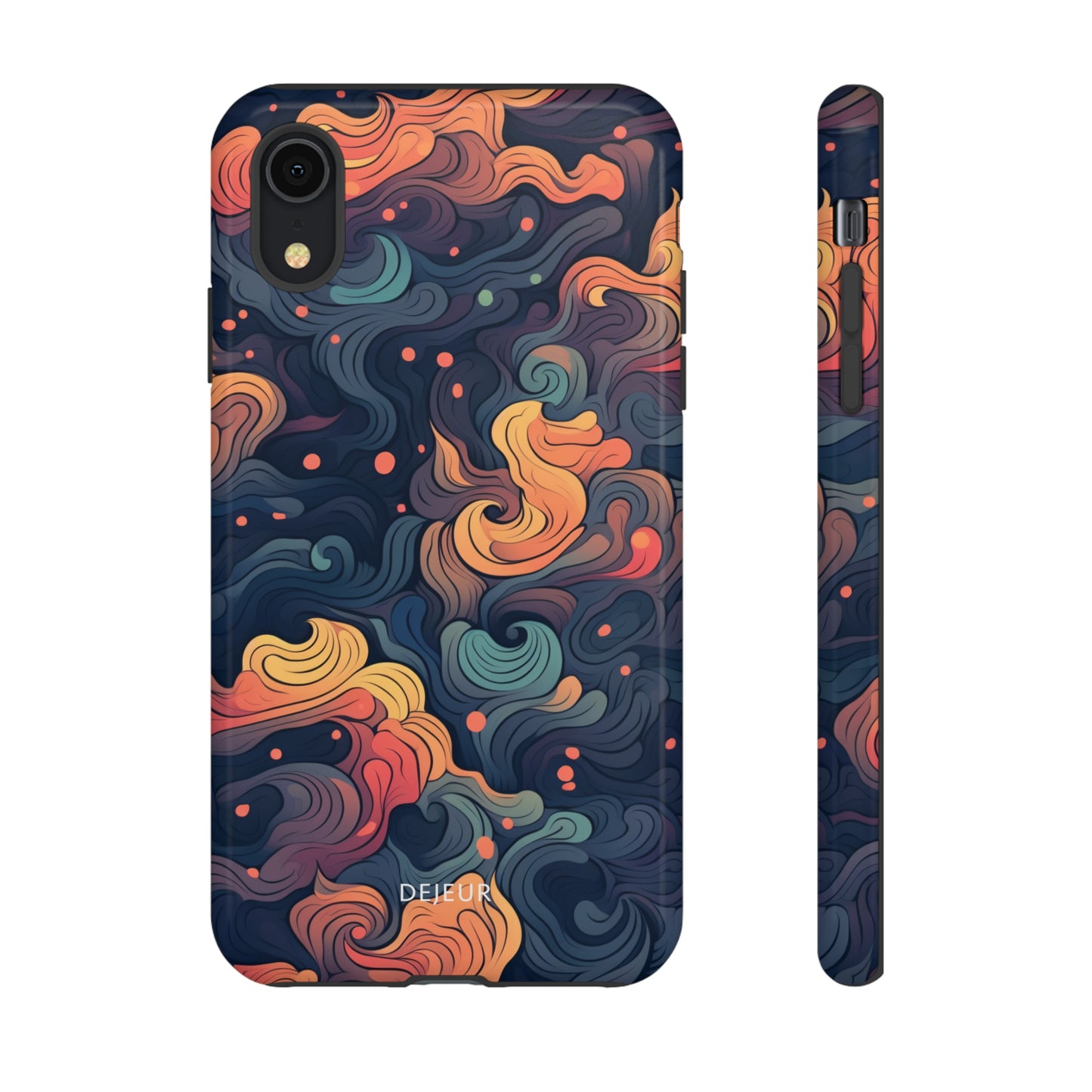 Fox Tail Swirls - iPhone Tough Case