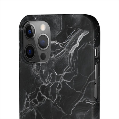 Dark Marble - iPhone Snap Case