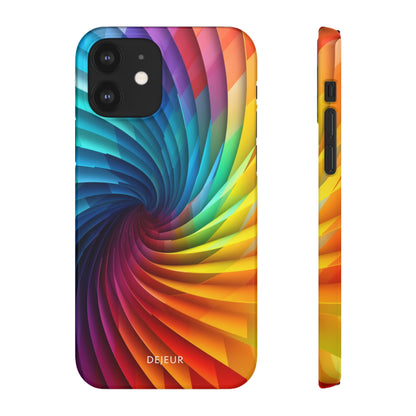 Rainbow Spiral - iPhone Snap Case