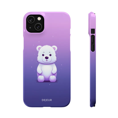 Violet Bear - iPhone Snap Case