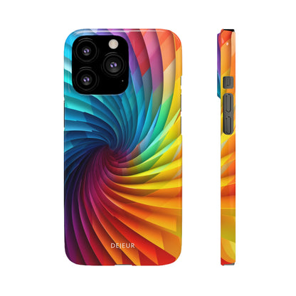 Rainbow Spiral - iPhone Snap Case