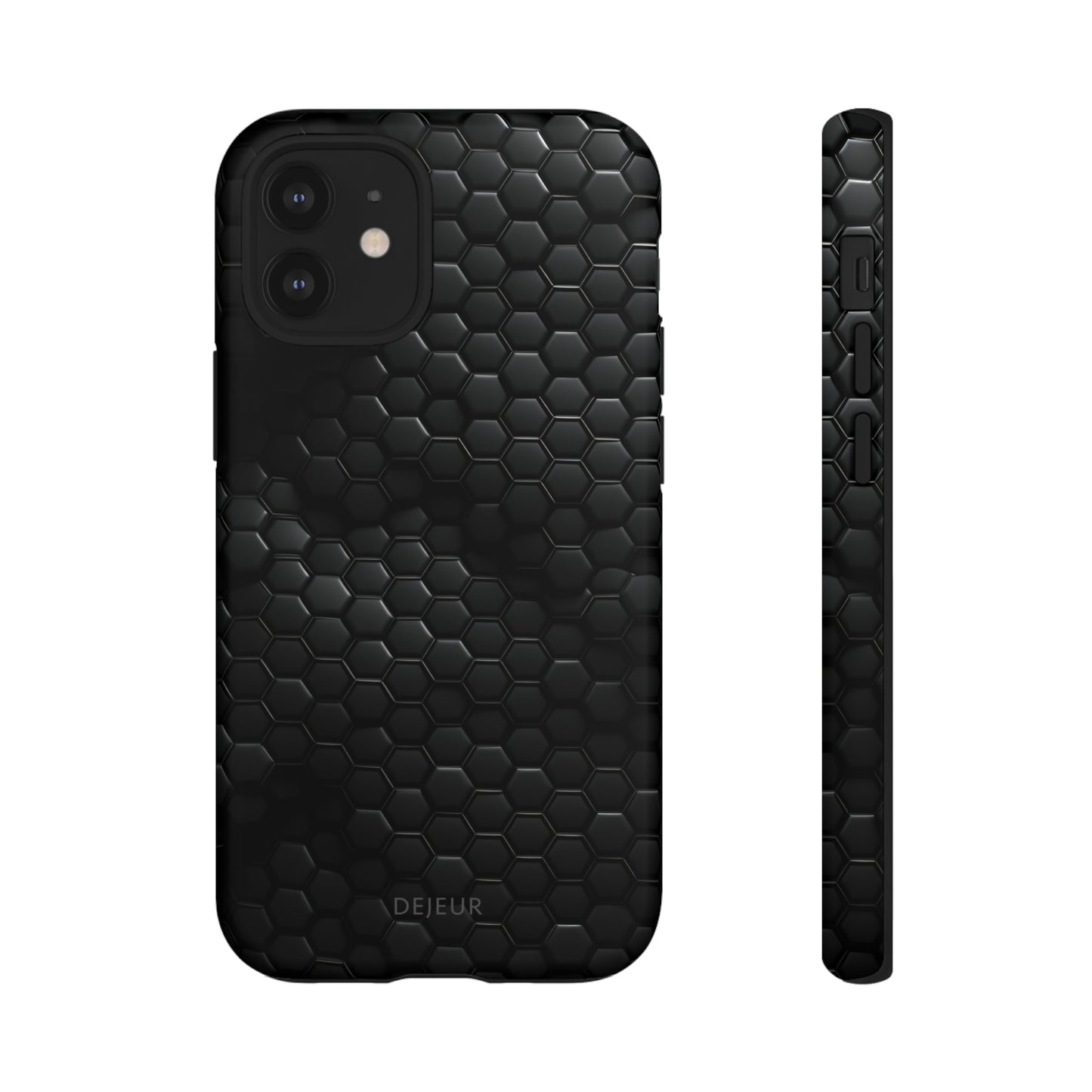 Black Carbon Matrix - iPhone Tough Case