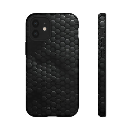 Black Carbon Matrix - iPhone Tough Case