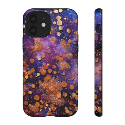 Cosmic Glitter Circles - iPhone Tough Case