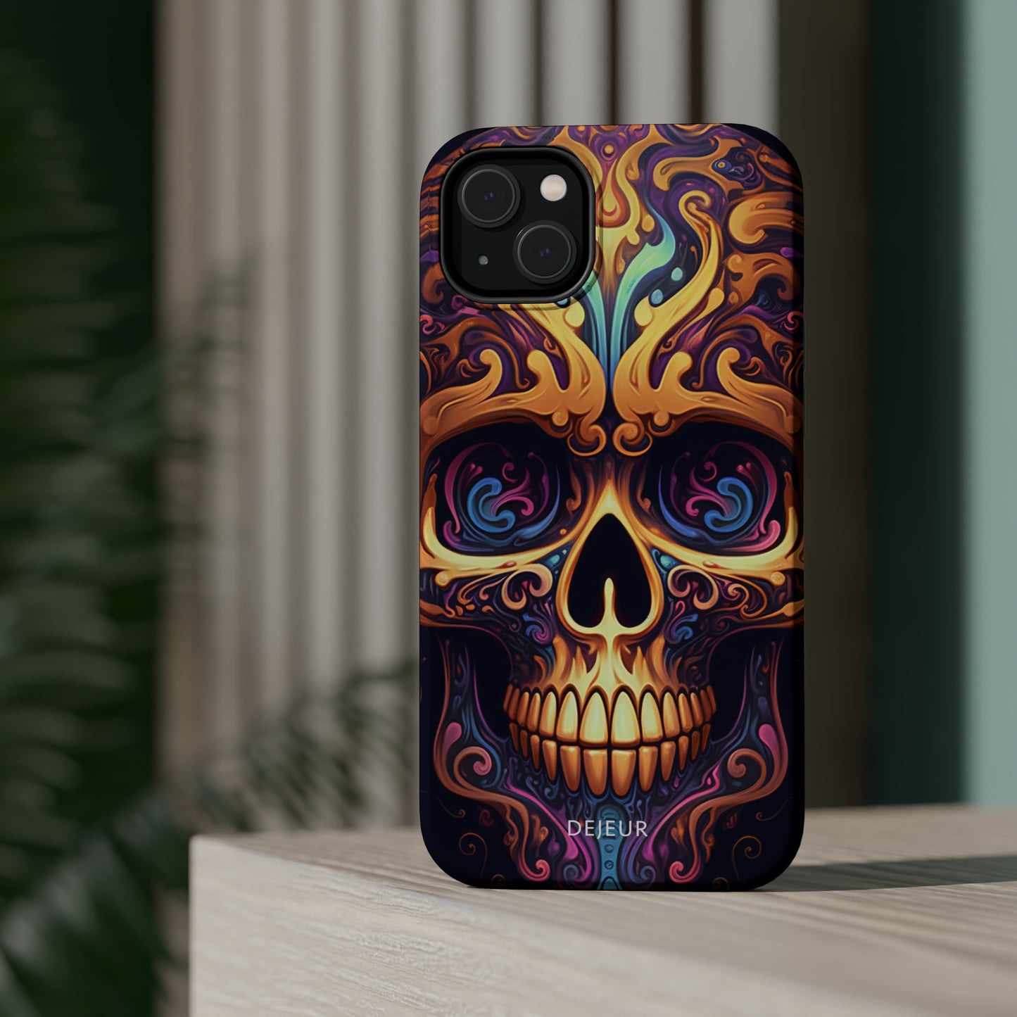 Paisley Skull - iPhone MagSafe Tough Case