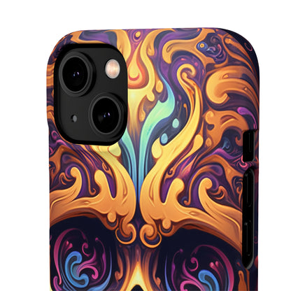 Paisley Skull - iPhone Snap Case