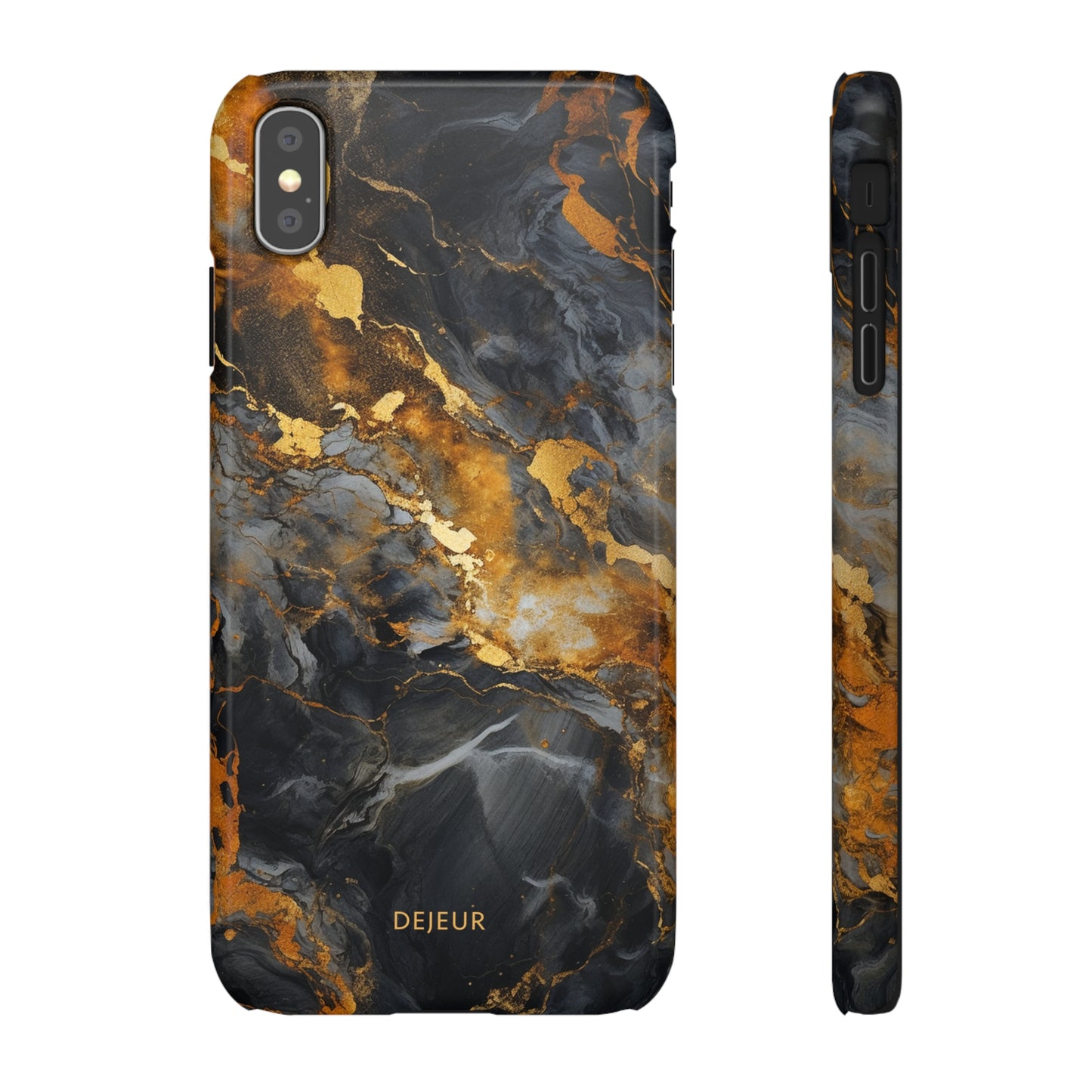 Platinum Gold Marble - iPhone Snap Case