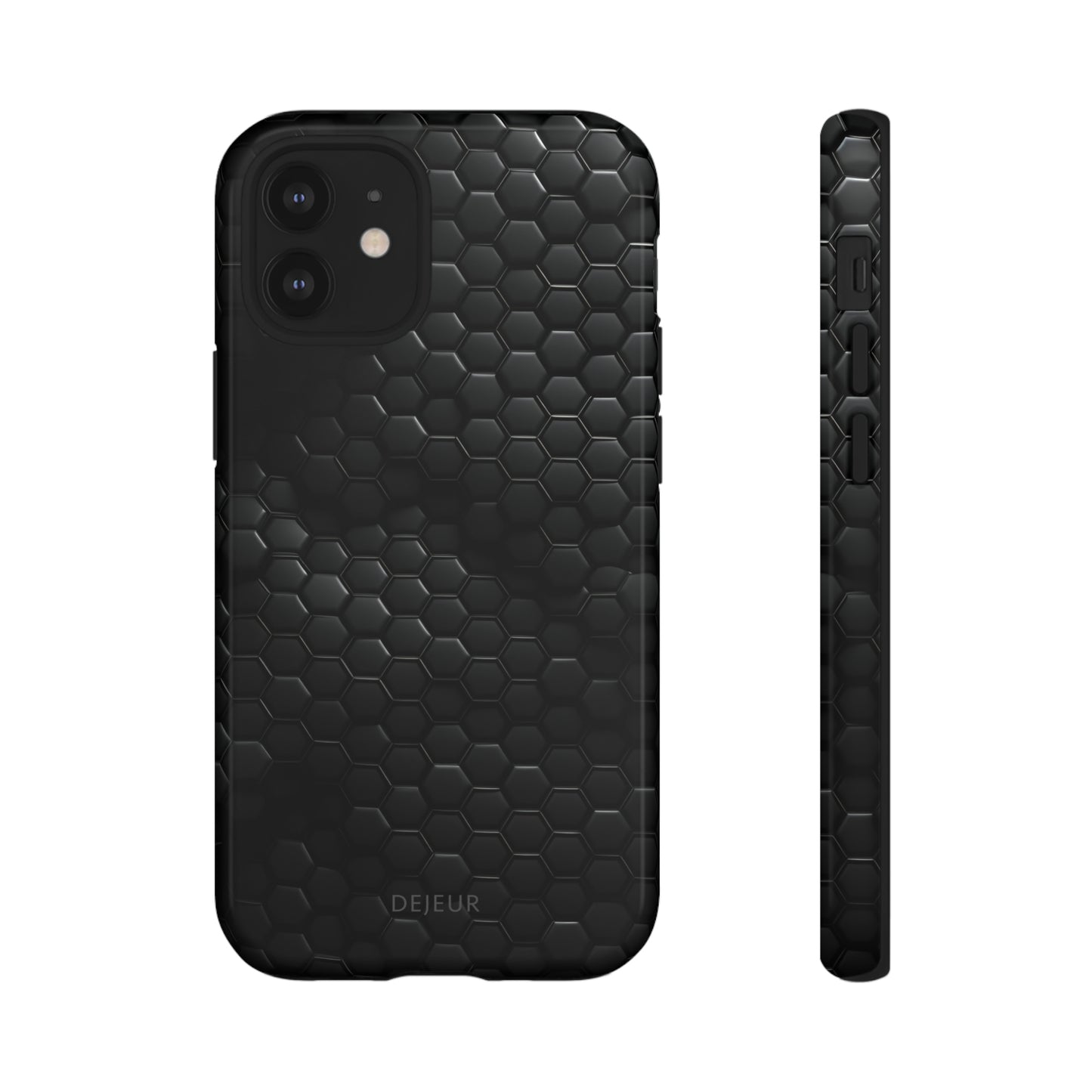 Black Carbon Matrix - iPhone Tough Case