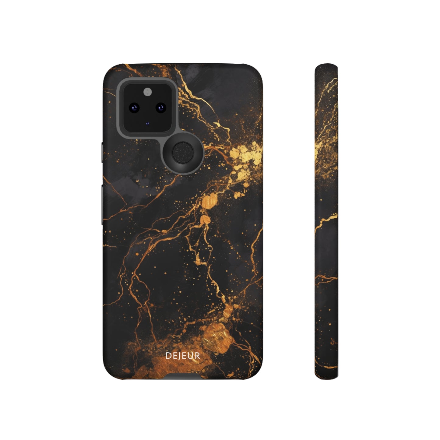 Dark Gold Amber Marble - Google Pixel Tough Case