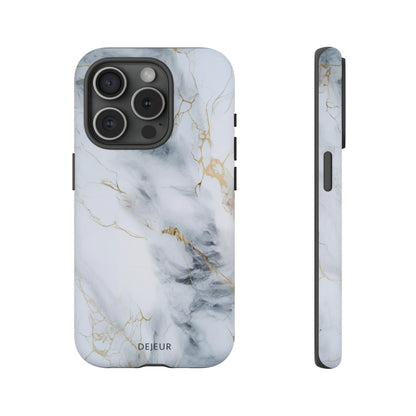 White Gold Marble - iPhone Tough Case