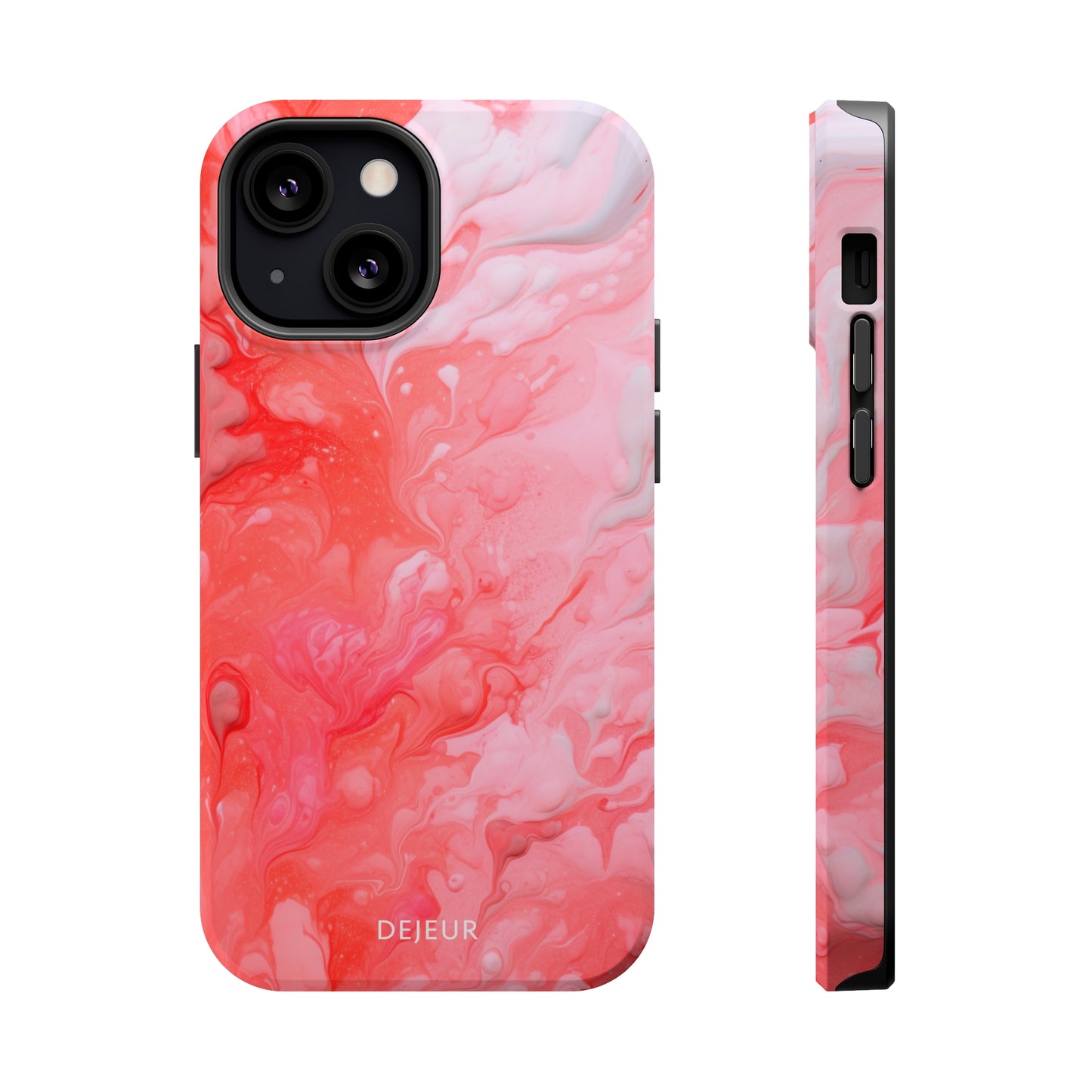 Rose Pink Marble - iPhone MagSafe Tough Case