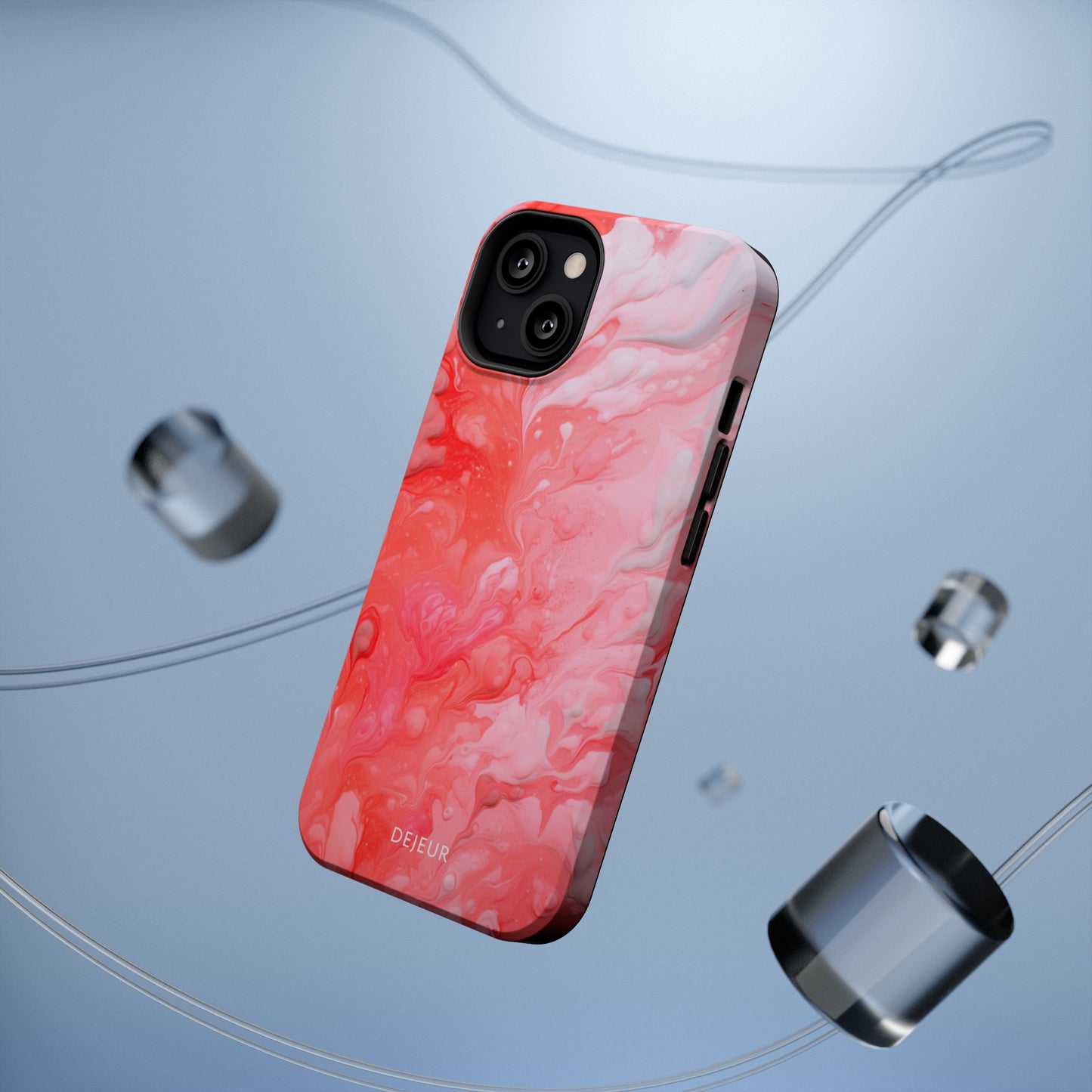 Rose Pink Marble - iPhone MagSafe Tough Case