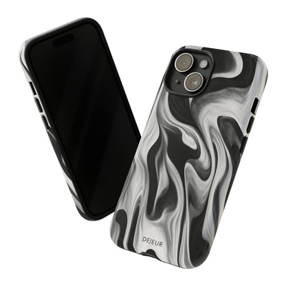 Misty Waves Monochrome - iPhone Tough Case